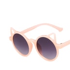 Girls Boys Cute Animal Cartoon Ears Sunglasses Outdoor Sun Protection Children Lovely Vintage Sunglasses Protection Classic Kids
