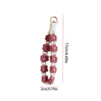 Korean Style Boho Phone Case Rope Keyring Bag Hanging Crochet Macrame Wristlet Phone Wristband DIY Craft Accessories