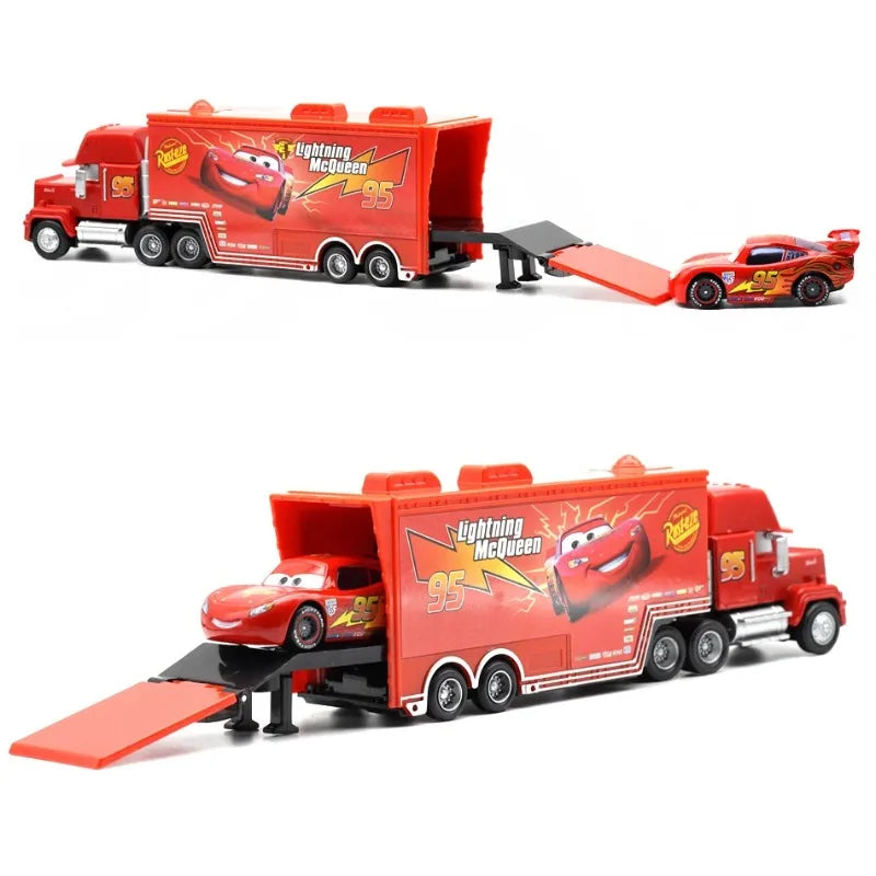 HOT Pixar Car Truck Model Toys Lightning McQueen The King Ramirez Mini Die Casting Truck Model Kids Toy Birthday NEW YEAR Gif