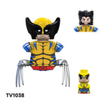 Blind Box Mini Building Blocks TV6205 Figures Big Goblin Spiderman Iron Man Venom Captain Hawk Deadpool Armor Christmas Gift Toy