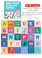 Baby Visual Stimulation Cards Montessori High Contrast Flash Card Infant Gift For Children Cognition Toy