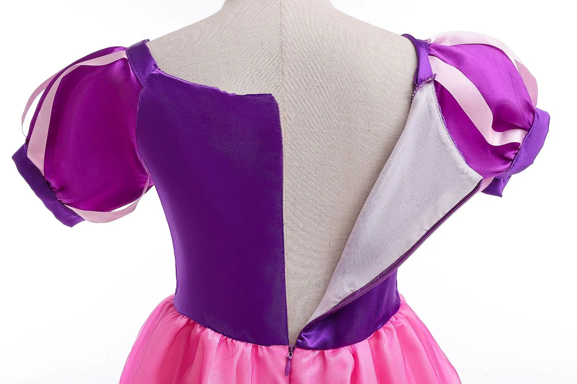Girls Princess Dress Kids Disney Cosplay Cinderella Snow White Aurora Rapunzel Halloween Costume Children Birthday Party Dresses