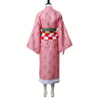 Demon Slayer Kamado Nezuko Cosplay Costume Japanese Anime Carnival Party Adult Uniform Girl Halloween Costume for Kids Children