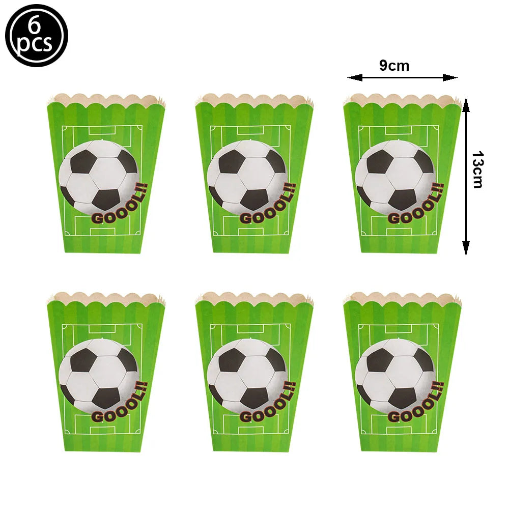 Soccer Theme Disposable Tableware Set Paper Plates Cups Napkins Tablecloth Boys Sports Football Birthday Party Decor Supplies
