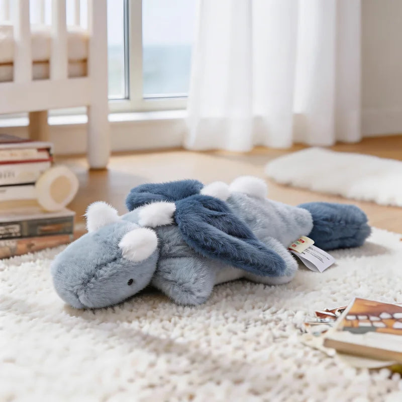 12 Colors 25cm 33cm Cute Fly Dargon Plush Toy Creative Colorful Dargon Soft Doll Work Buddy Sleep Soothing Doll Children Gift