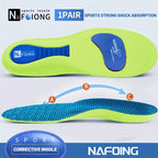 Arch Support Feet Orthopedic Shoes Insole Plantar Fasciitis Insoles for Men Women Shock Absorbing Non Slip Sports Insoles