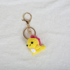 Mini Animal Doll Series Crochet Keychain Knitted Small Rabbit Doll Keyrings Mini Puppy Cute Keychain Wholesale Custom Accessory
