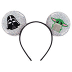 Boys Cute Mouse Ears Headbands Mickey Mouse Hairband With No Bow Party Festival Cosplay Christmas Birthdays Hair Accessories