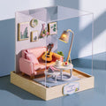 Wooden Miniature Doll House DIY 3D Puzzle Building Kit