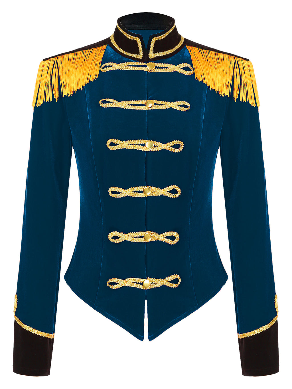 Women Circus Ringmaster Costume Showman Majorette Tassel Tailcoat Jacket Halloween Carnival Lion Tamer Cosplay Costumes