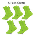 5 Pairs Cycling Socks Men Letter Breathable Bicycle Sport Running Socks Mid Tube Compression Outdoor Racing MTB Road Bike Socks