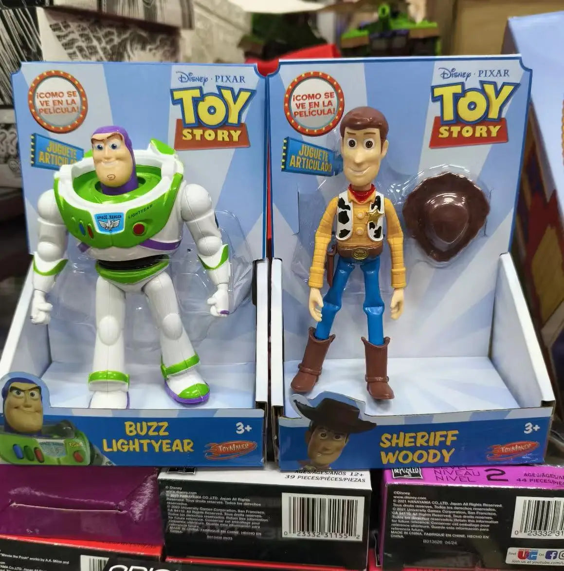 Cartoon Toy Story 3 Buzz Lightyear Woody Anime Figure Desktop Toy Model Ornament Children Doll Collectibles Surprise Holidaygift