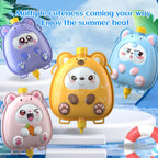 Cartoon Water Guns Toy Summer Kids Outdoor Beach Backpack Water Guns Toy Children's Interaction Water Fight Game Toys Water Guns