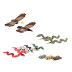 MOC Animal Scene Building Blocks Zoo Ducks Cat Dog Penguin Eagle Dove Wolf Bear Deer Shark Snake Mice Sheep DIY Toys Bricks K055