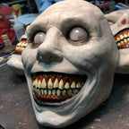 Scary Halloween Mask - Realistic Natural Latex Creepy Horror Mask with Eye for Adult Halloween Cosplay Costumes Party