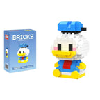 Disney 214 style Winnie LinaBell StellaLou Building Blocks Princess Cartoon Figrues Bricks Children's Assembly Toys Model Gift