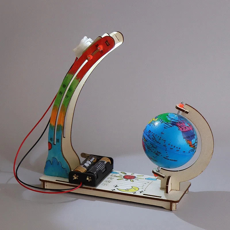 STEM Science Experiment Kit Earth Day Night Cycle Simulation DIY Model Kids Age 8-12 School Project Educational Toy Gift