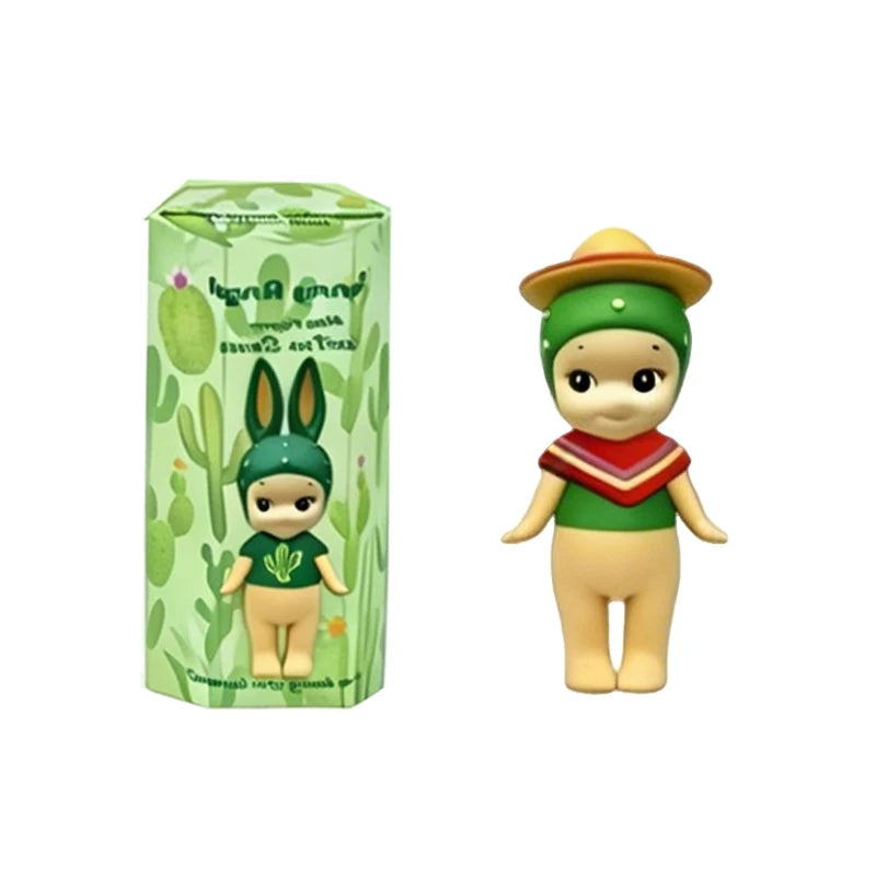Hot Sells Angel Blind Box Cute Marine Animals Series Cactus Series Cartoon Mini Figures BlindBox Ornaments Dolls Children Gift