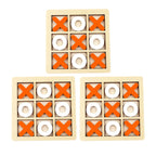 Montessori Play Game Wooden Toy Mini Chess Interaction Puzzle Training Brain Learing Early Educational Toys For Children Kids