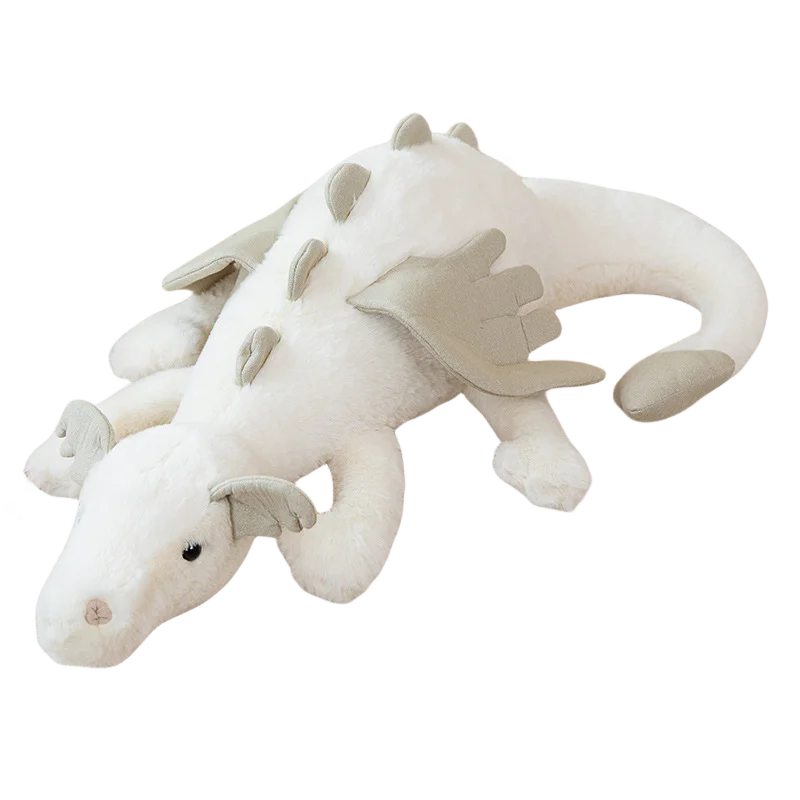 30/50/70/90cm Flying Dragon Action Figure Stuffed Toy Flying Wings Dinosaur Rag Doll White Green Blue Pink Dinos Birthday Gift