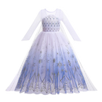 Elsa Anna Kid Princess Girls Dress Rapunzal  Kids Cosplay Halloween Vestidos Children Costume Birthday Party Dress