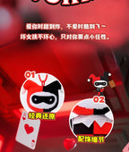 9cm Soft Plush Keychain DC Justice League Batman Superman Harley Quinn Joker Cute Cartoon Movie Dolls Creative Christmas Gifts