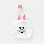 Cute Crochet Cactus Keychain For Keys Storage Bag Keyring Knitting Ladybug Bag Keyrings Wholesale Custom Car Keychain Accessory
