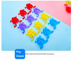 20pcs Solid Color Jumping Frog Plastic Bouncing Frog Jumping Frog Children Educational Toy,Gift for Kids Party Favors, Birthday