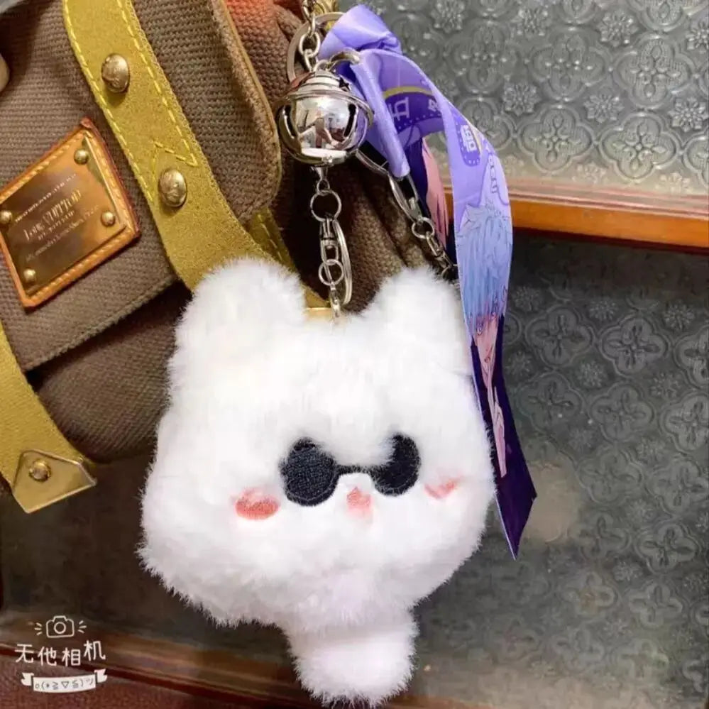 Anime Jujutsu Kaisen Keychain Geto Suguru Satoru Gojo Cosplay Plush Doll Pendant Keyrings Accessories Key Chains Gifts