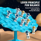 Fun Frog Balance Tree Children Math Toys Balancing Board Game Parent-child Interaction Tabletop Balance Game Toy Gift for Kids