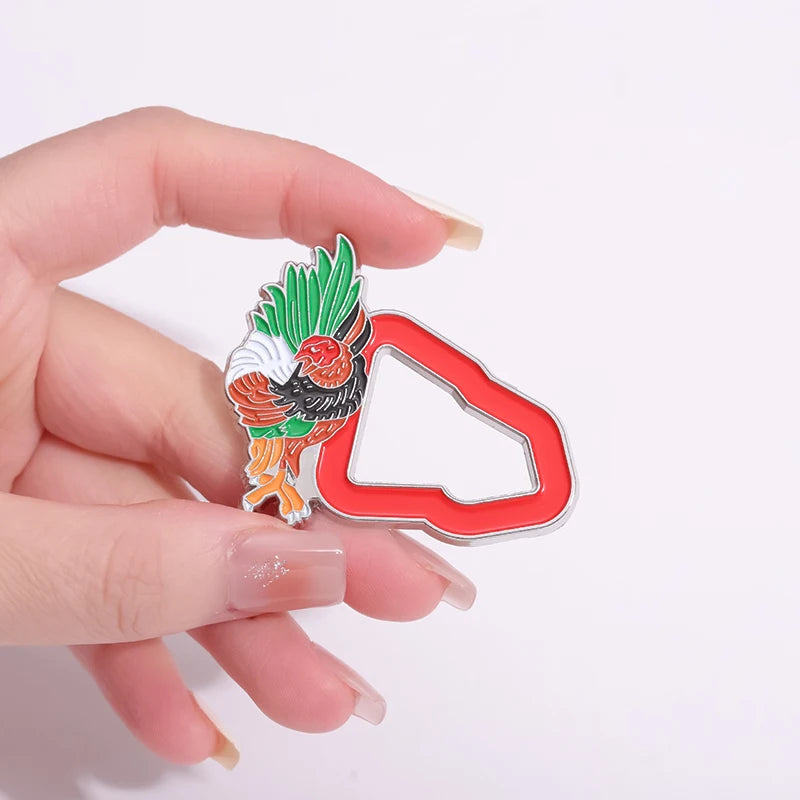 New Mexican Golf Hat Clip Marker Pins Eagle Pin Enamel Pins Baseball Cap Clip Metal Accessories Hat Pin Badge Party Jewelry Gift