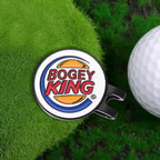 Bogey Ball King Creative Golf Hat Clips Magnetic Golf Ball Marker Cap Clip Trendy Decorative Jewelry Gift for Golf Lover