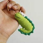 Unique Stingray Design Crochet Keychain Handmaking Knitted Fish Keyrings Cute Marine Series Knitting Keyrings Custom Accessories