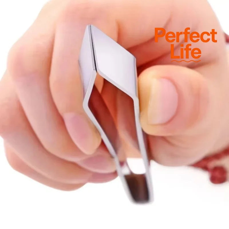 1pcs 430 Stainless Steel Fish Bone Tweezers Pincer Clip Puller Remover Tongs Fish Bone Plucking Clamp Kitchen Gadgets Tools