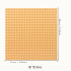 Baseplates 32x32 16x32 Dots Classic Base Plates MOC Bricks City Dimensions Building Blocks Figures Construction Toys