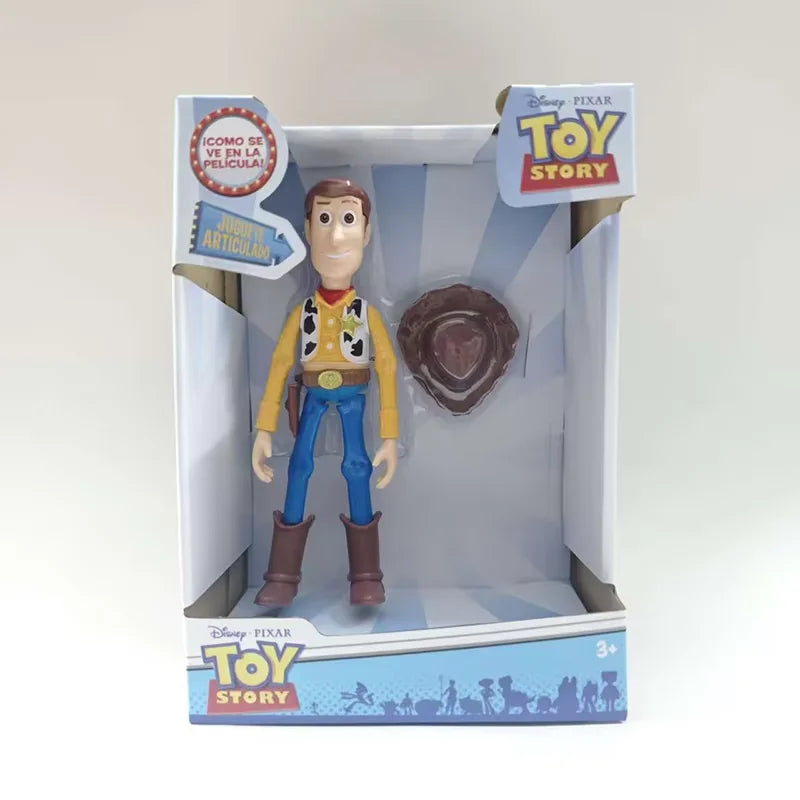 Cartoon Toy Story 3 Buzz Lightyear Woody Anime Figure Desktop Toy Model Ornament Children Doll Collectibles Surprise Holidaygift