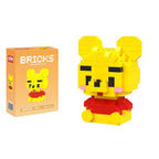 Disney Stitch Building Blocks Anime Kawaii Cartoon mini Action Children's Figures Blocks Bricks Assemble DIY Toys Gift for Kids