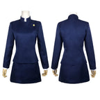 Jujutsu Kaisen Maki Zenin Cosplay Costume Maki Zenin Glasses Wig Top Skirts Full Set Maki Halloween  Party Uniform for Women Men