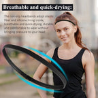 4PCS Unisex Sports Thin Headband Non-Slip Elastic Women Men Yoga Hair Bands Sweatband Football Running Biking Sports Hairband