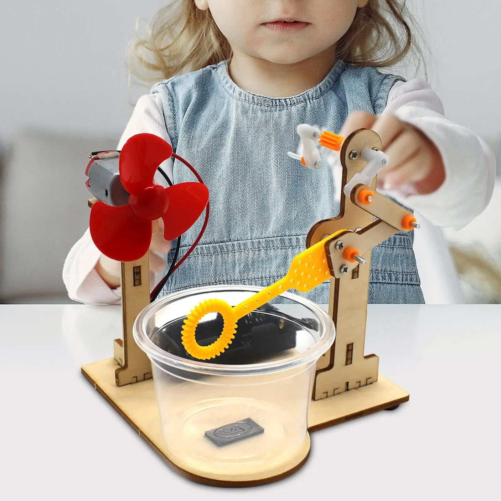 Science Experiment Toy Early Learning Toy Technology Small Production Wooden Toy for Kids Girls Boys Students Teens Age 6+