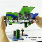 Magnetic Base Plate Variety Baseplates Match Mine World Magnetic Building Blocks Toys for Boys and Girls Children Gift
