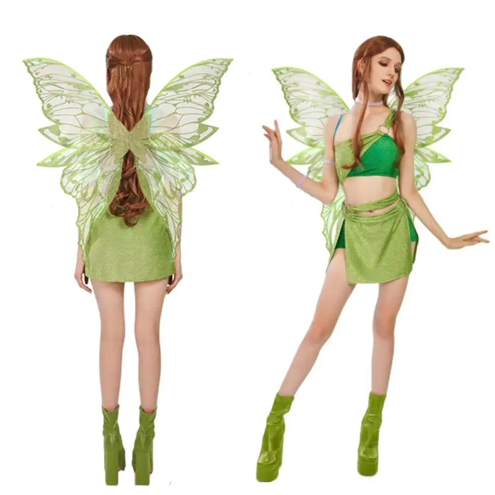 1PC Adults Fairy Wings Girls Sparkling Angel Wings Butterfly Costume Wings Halloween Costume Dress up Party Favor Christmas Gift