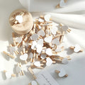50pcs/pack Heart Clothespins Wooden Photo Paper Peg Pin Craft Clips for Paper Photo Display Hanging Home Party Wedding Decor