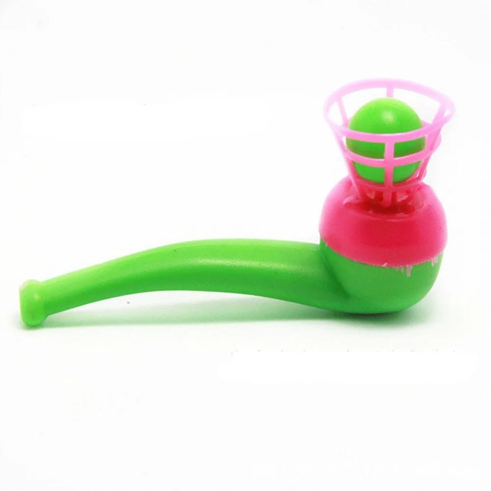 Kids Blowing Ball Balance Game Pipe Toy Set