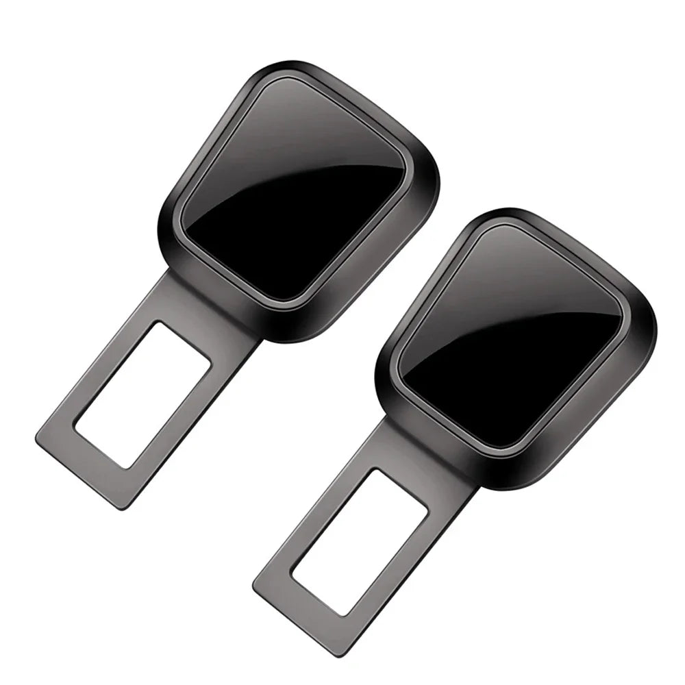 1/2PCS Car Seat Belt Clip Extender Safety Seatbelt Lock Buckle Plug Thick Insert Socket Extender Safety Buckle For Tesla Porsche