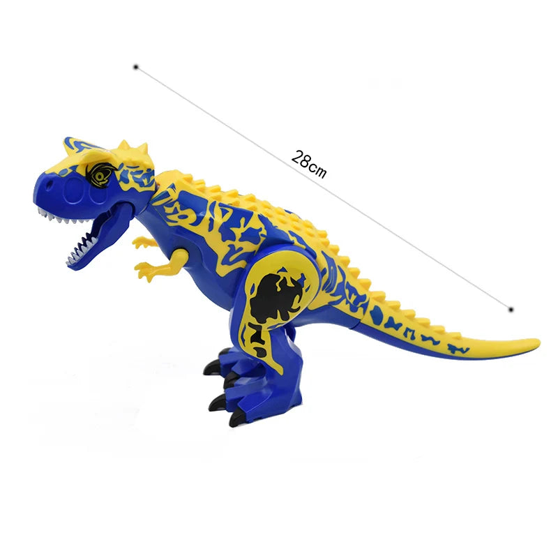 Brutal Raptor Building Jurassic Blocks World 2 MINI Dinosaur Figures Bricks Dino Toys For Children Dinosaurios Christmas