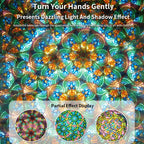 Classic colorful kaleidoscope with three-mirror design, retractable, timeless educational toy