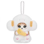 Kawaii Mofusand Cross-Dressing Sanrio Hello Kitty Kuromi Hanyodon Plush Keychain Pendant Anime Plush Backpack Pendant