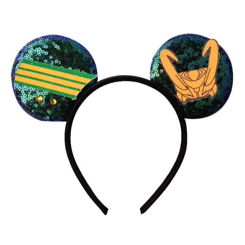 Boys Cute Mouse Ears Headbands Mickey Mouse Hairband With No Bow Party Festival Cosplay Christmas Birthdays Hair Accessories
