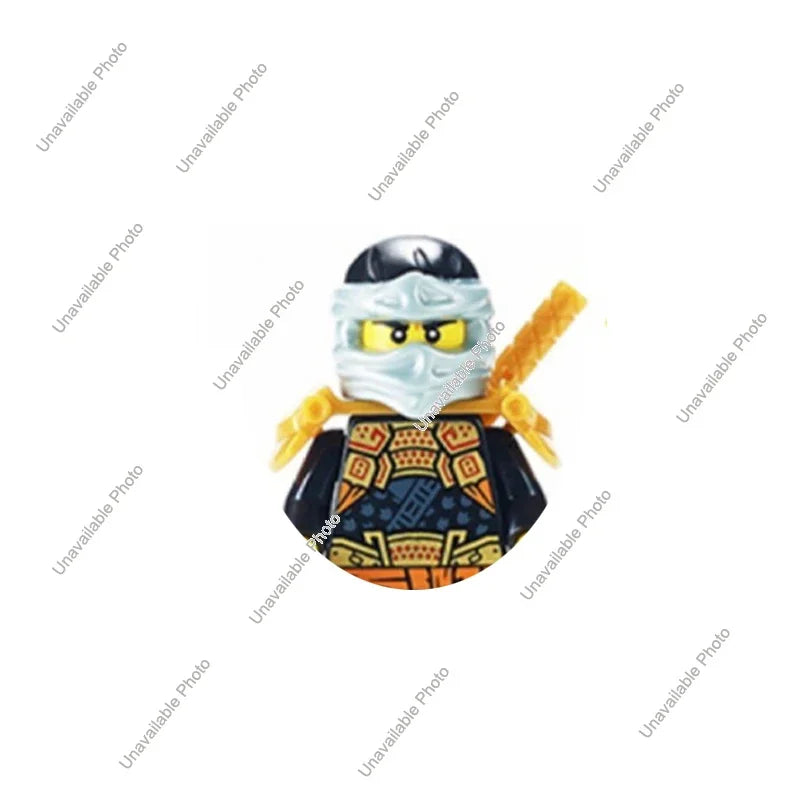 Hot Toys Ninja Figures Garmadon Jay Zane Kai Nya Lloyd Samukai Cole Harumi Ultra Violet Pyro Snake Morro Building Block Kids Toy